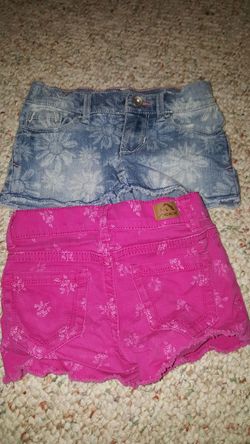 Little girls jeans shorts sz 4