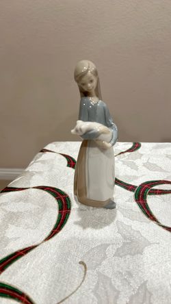 Lladro “Girl with piglet”