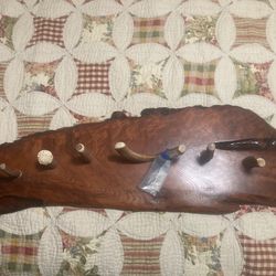 antler coat rack