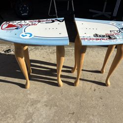 Wakeboard Bed/Couch Side Tables 
