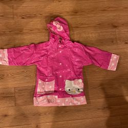 Hello Kitty Kid Rain Jacket  3T    •~•