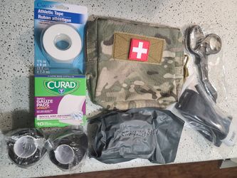 Molle IFAK Kits. 4 Different Colors. New.