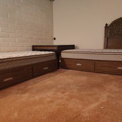 Twin Beds W/Storage