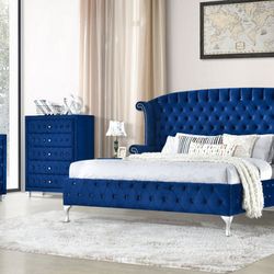 Brand new tufted upholstered 5-piece bedroom set- PRICE DROP ‼️