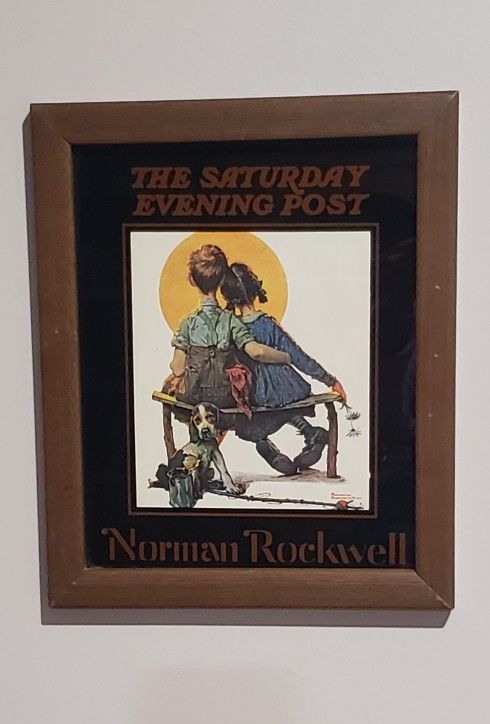Norman Rockwell Wall Art, 9" x 12"