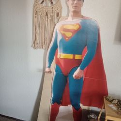 Rare Original Promo Store 6ft 1978 Superman Stand Up