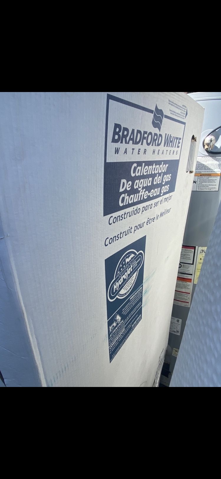 New 75 Gallon Atmospheric Vent Gas Water Heater