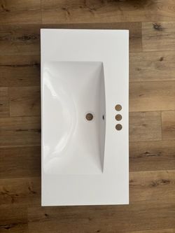 Bathroom Vanity Sink  36”x 18”