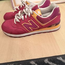 New Balance 574 "Passport Pack" Red/Yellow