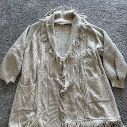 Women's cardigan coat, size 2X, like new!