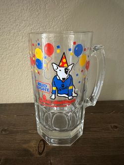 Budweiser Glass Beer Stein