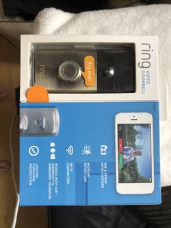 NEST ring doorbell camera brand new never opened