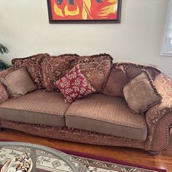 Sofa Set, Love seat, Chair- FREE