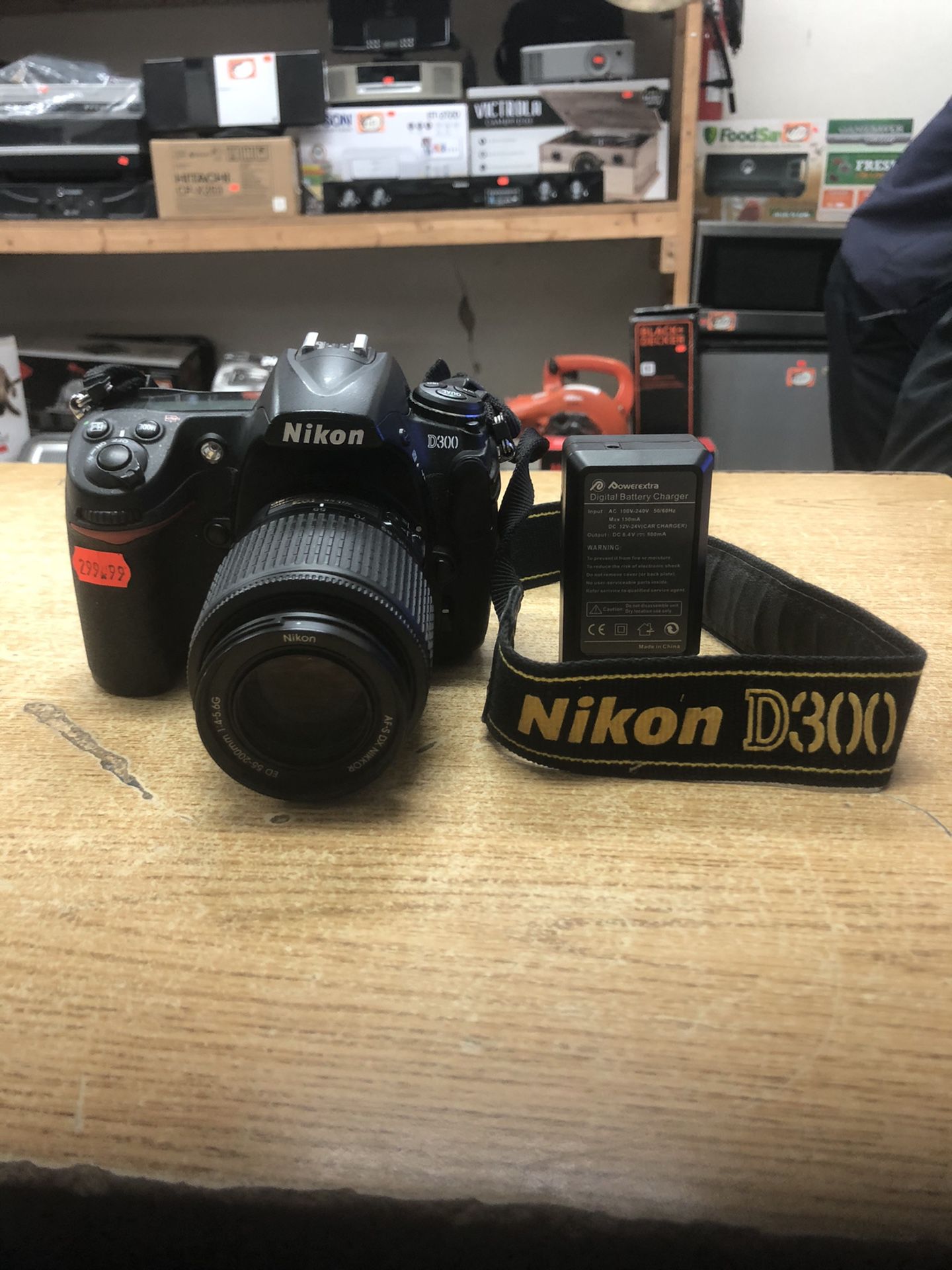 Nikon D300 DX 12.3MP Digital SLR Camera
