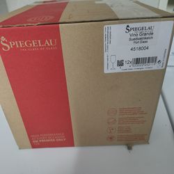 Spiegelau Crystal wine glasses.