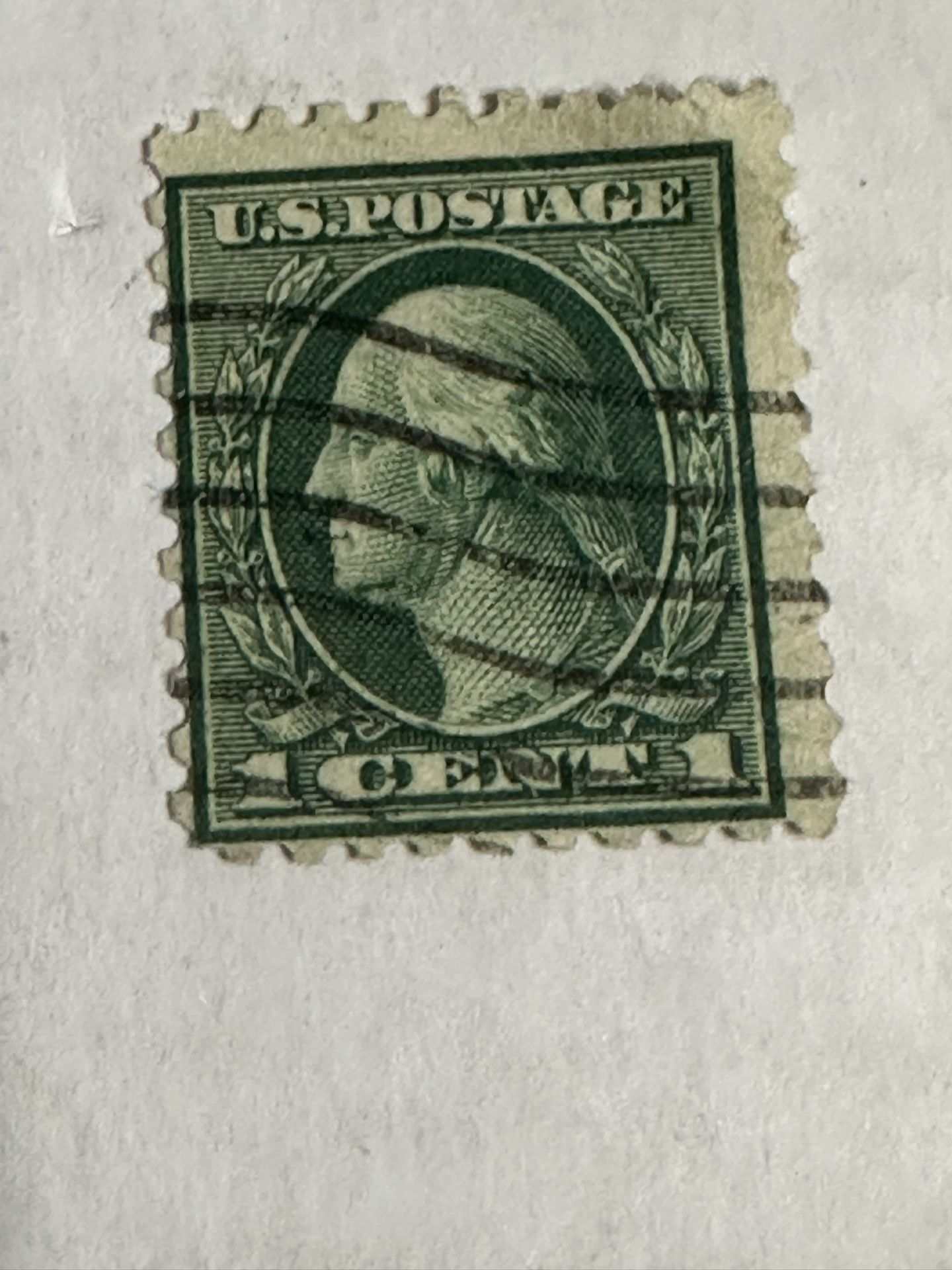 United States 544 Rotary 1 Cent Washington Stamp