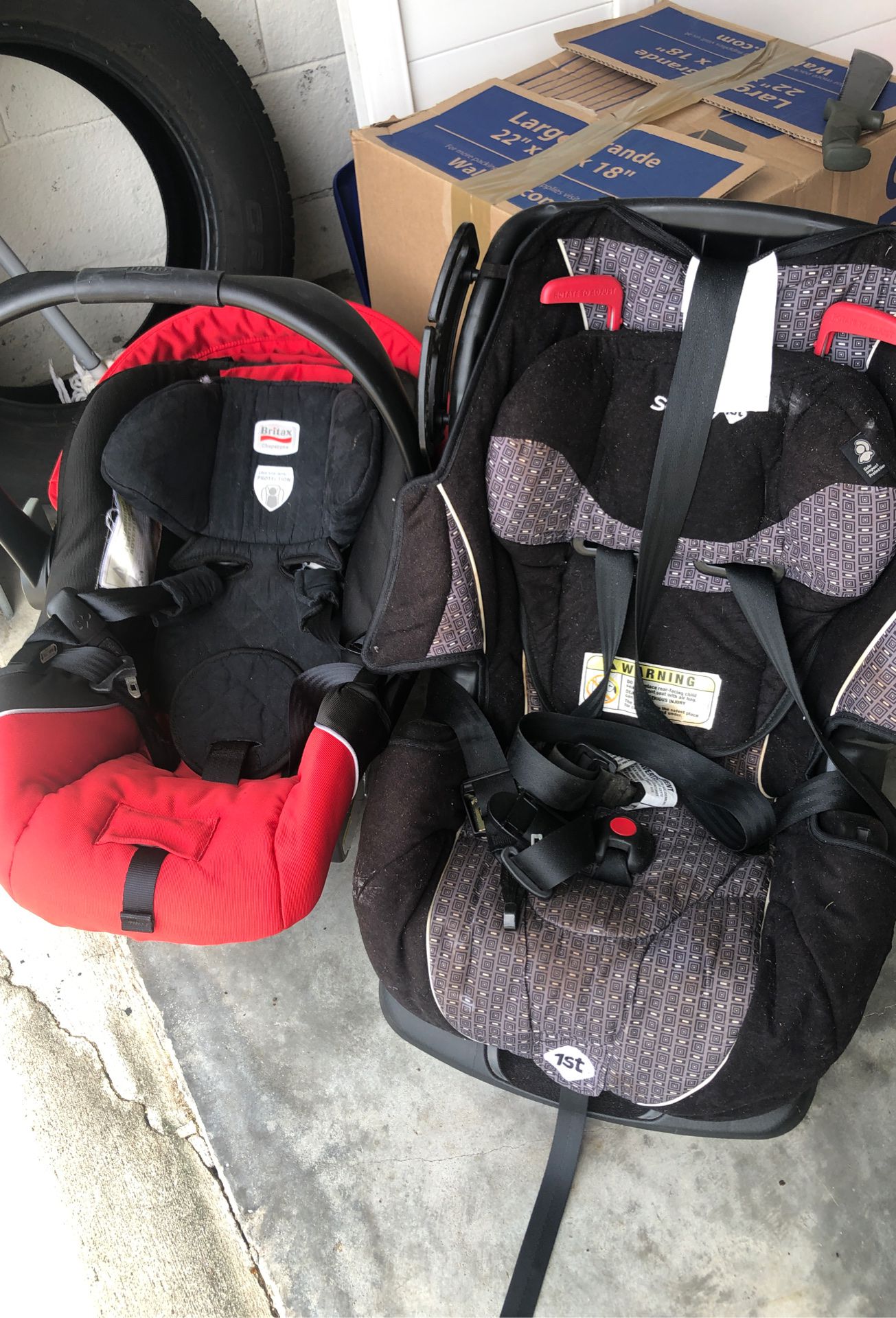 Baby boy car seat