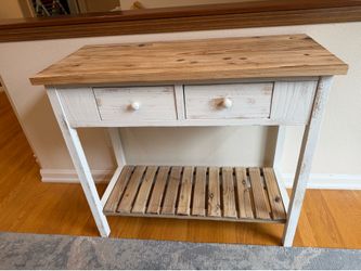 Solid Wood Entry Table - Entryway Sofa Hallway Table