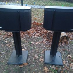BOSE 201 SERIES IV WIRED SPEAKERS WITH STANDS $300 FINAL PRICE SEE 👀 ALL PICTURES 