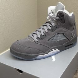 Air Jordan 5 wolf grey size 13 - $300