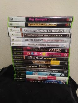 Lot of 15 Original Xbox Games $0