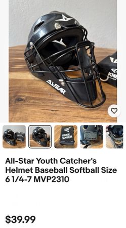 AIl-Star Youth Catcher's Helmet Baseball Softball 