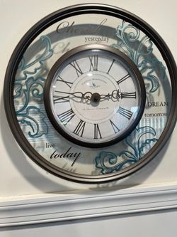 Glass Decorative Clock