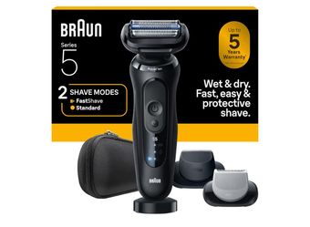New Open Box Braun Series 5 Shaver Wet & Dry Rechargeable Razor w/ Trimmer 5762