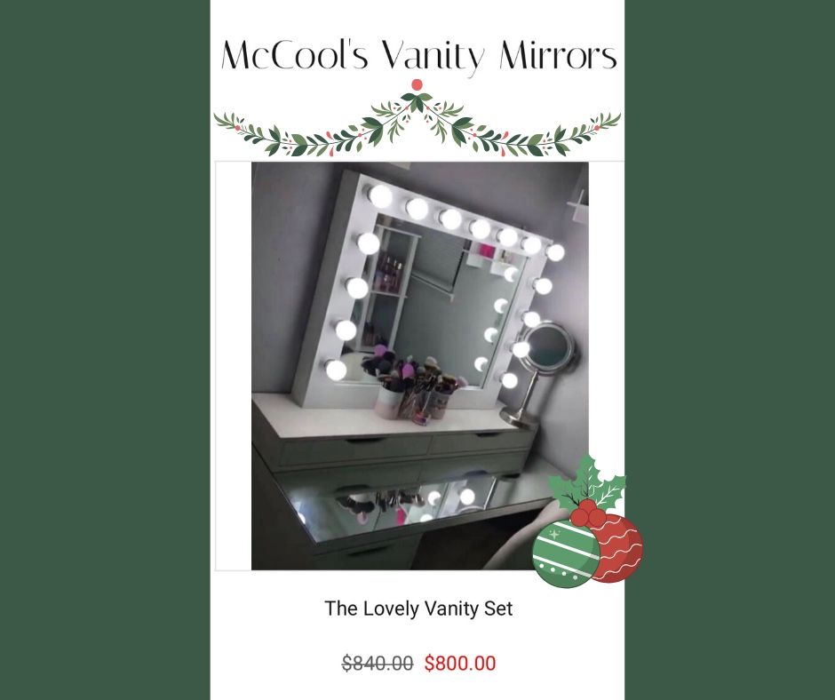 Makeup vanity set