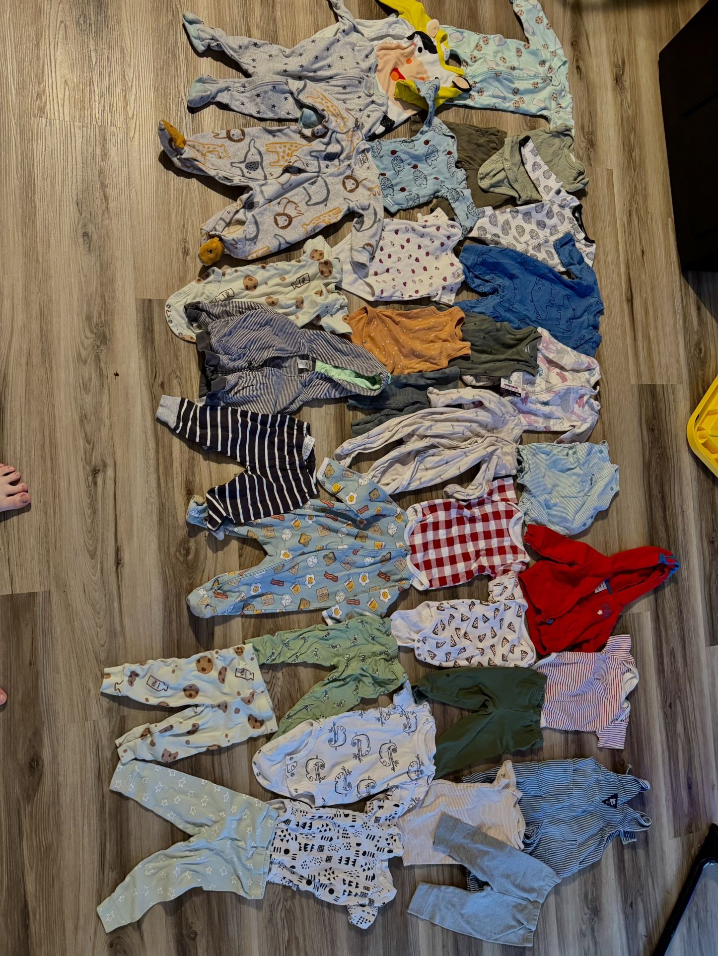 Baby clothing lot zero months to 12 months