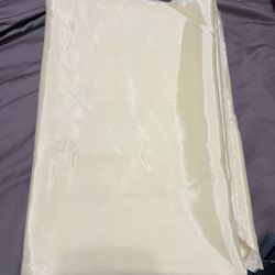 4yds x28” width light weight new yellow satin fabric 