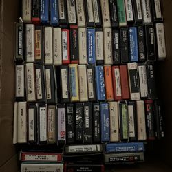 Lot Of Over 170 8 Track Tapes! 