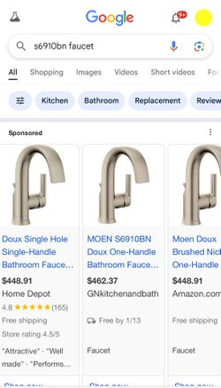 Faucet Custom Nickle 