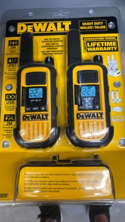 Dewalt Heavy Duty Walkie Talkie 