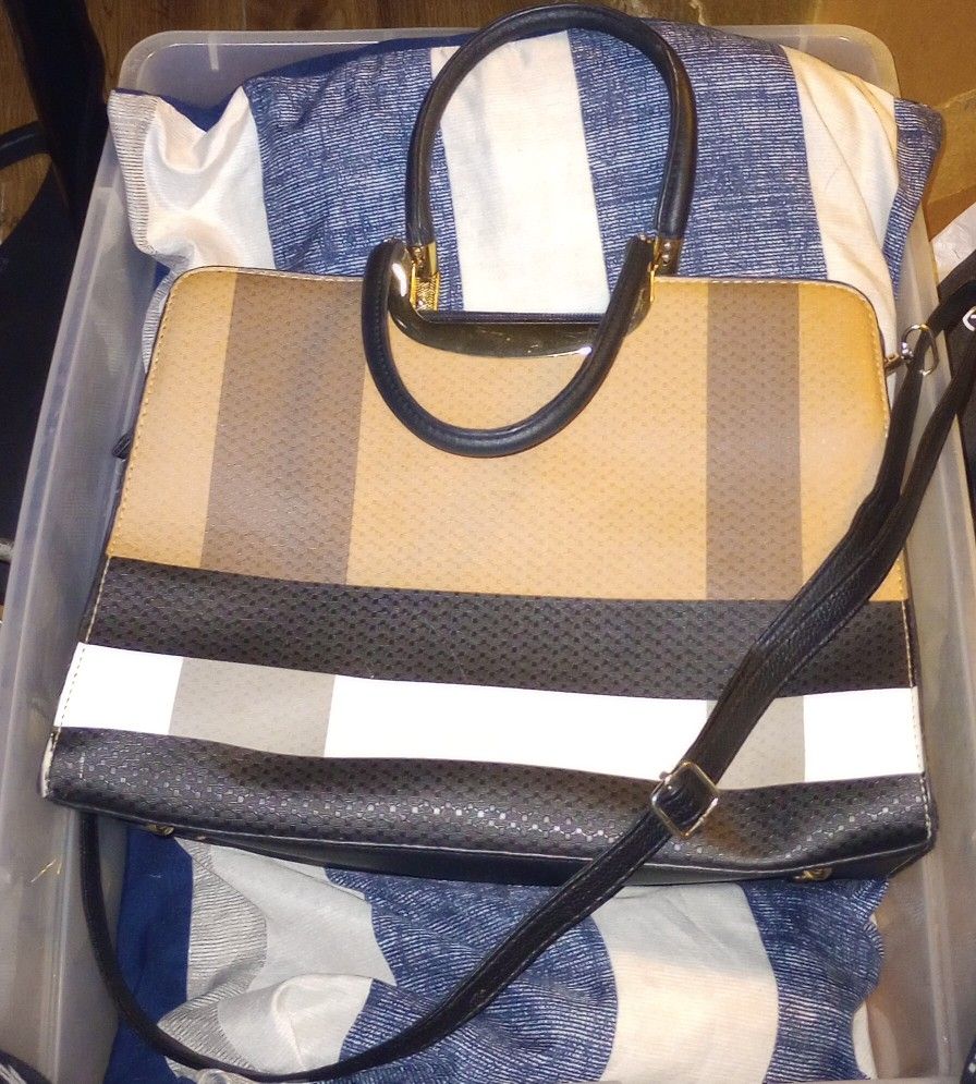 Vegan Plaid Purse