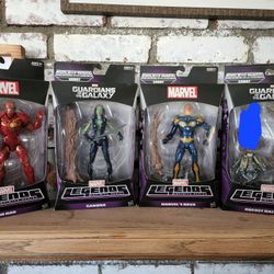 Marvel Legends Groot Wave. Gamora, Nova, Cosmic Iron man, Rocket