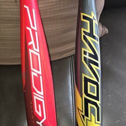 Two excellent quality baseball bats