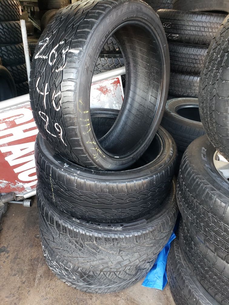 265/40/22 2 good used tires