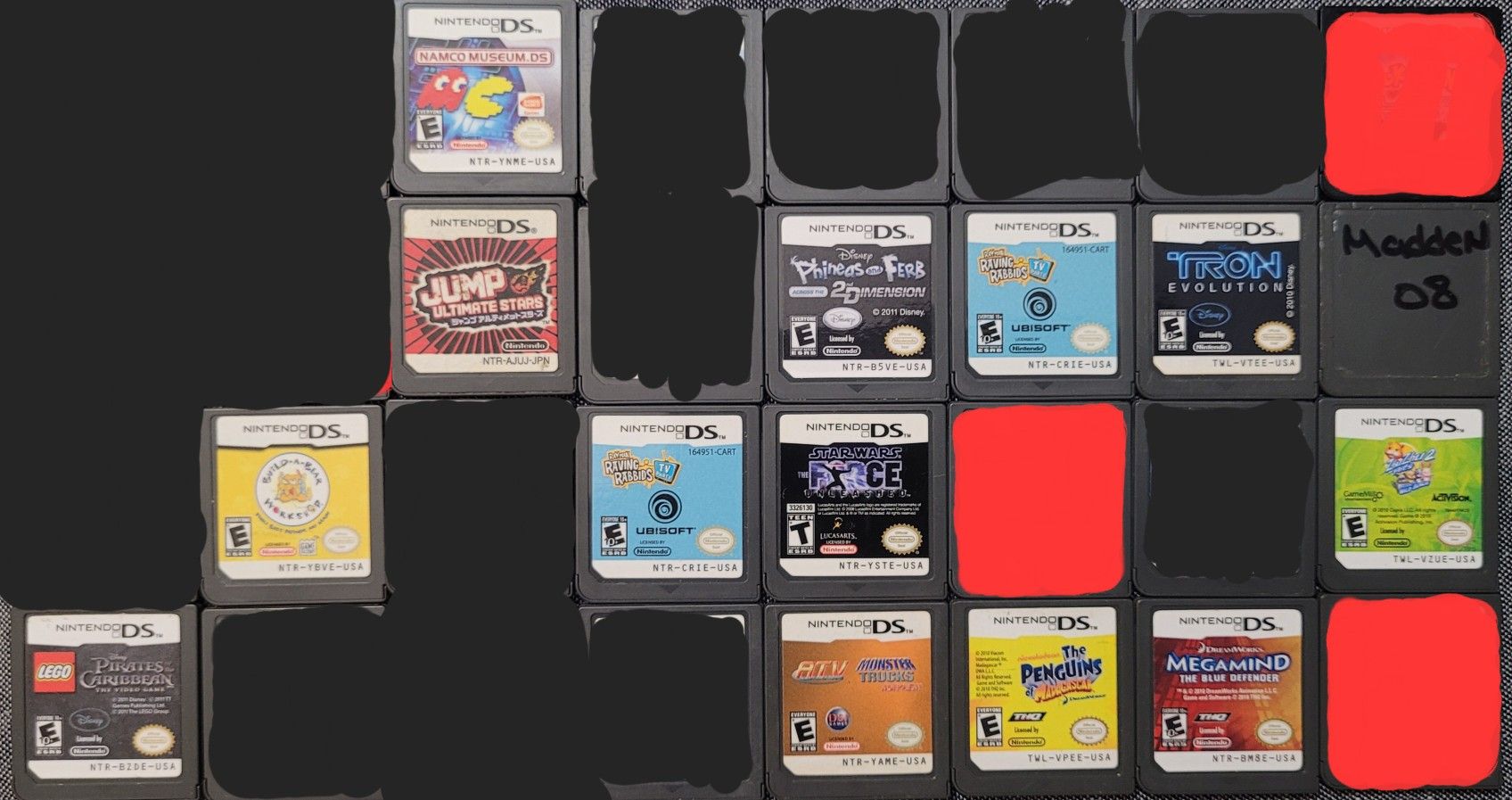 NINTENDO DS VIDEO GAMES