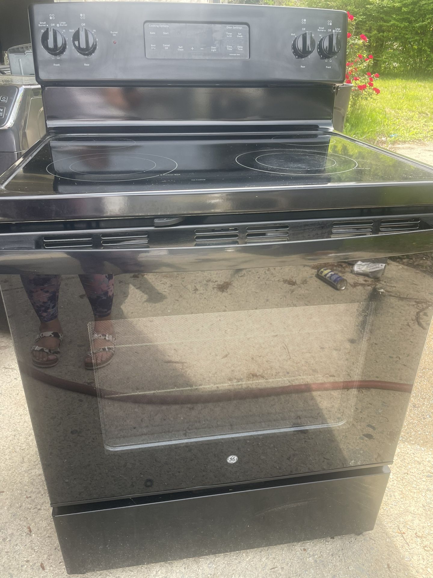 Ge Glass Stove