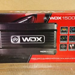 DB Drive Bass Speaker Power Amplifier 3000 Watts WDX1500.1 System w/ Knob Control 1-Ohm 🚨 Payment Options Available 🚨 No Credit Needed 🚨 