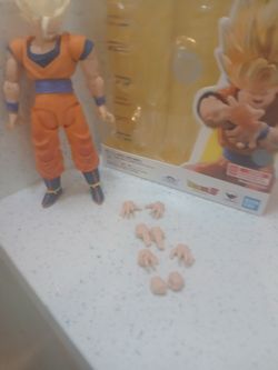 Shfiguarts games begin goku with dko ssj2 head