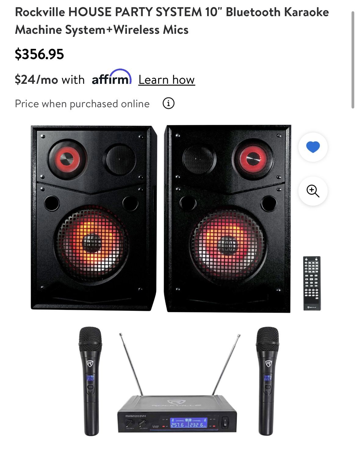 karaoke speakers