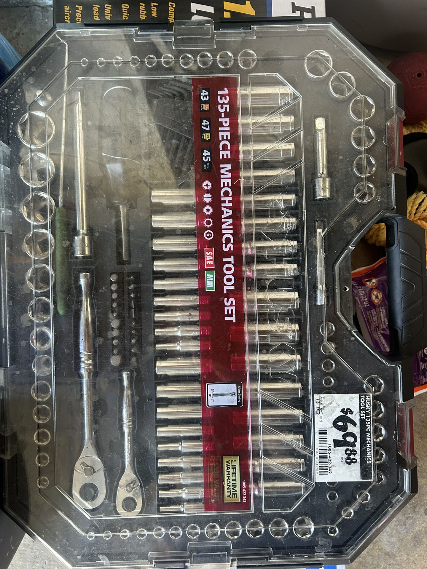 135 piece mechanics TOOL SET