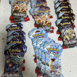 Pokemon stellar crown Sleeved Booted Pack (30)