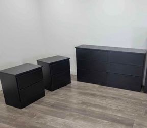 Dresser with 2 Nightstands ⚜️ Cómoda con 2 Mesitas de Noche