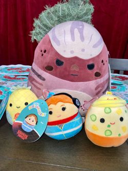 Squishmallows Original "Stranger Things" toy plush bundle 