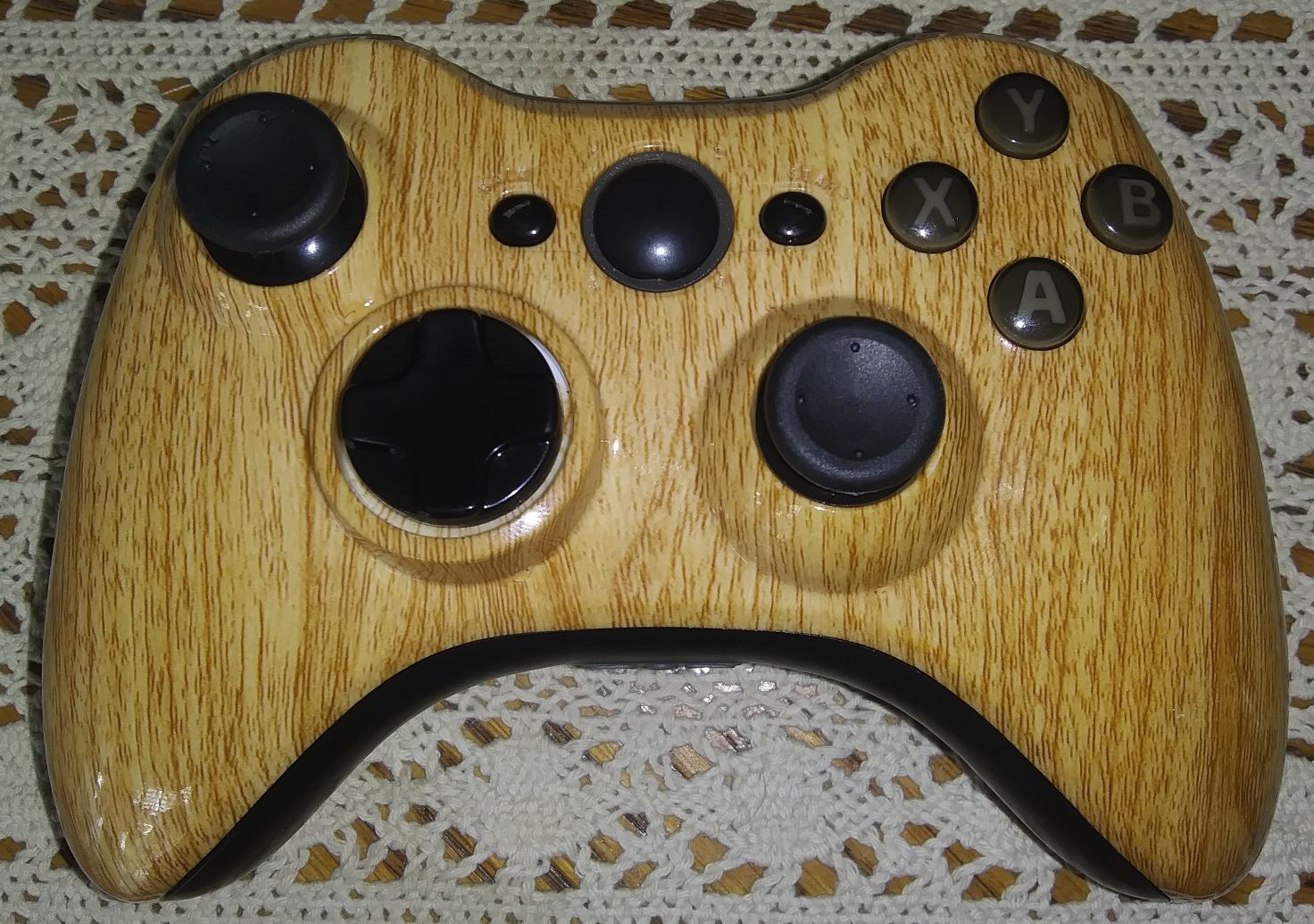 Custom wood xbox 360 controller