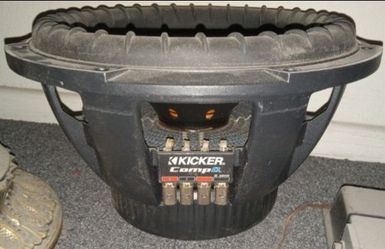 Kicker Q-class DVC Subwoofer In Custom Ported Enclosure  - see pictures