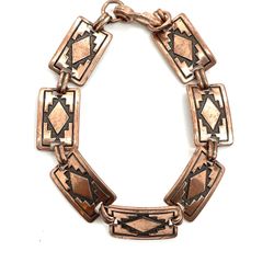 Vintage Southwestern Copper Bracelet 